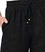 CeCe Elastic Tie Waist Wide Leg Pants - Image 3