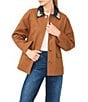 CeCe Embellished Collar Zip Up Barn Jacket - Image 1