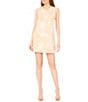 CeCe Floral Print V-Neck Sleeveless Mini Shift Dress - Image 1