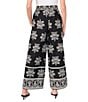 CeCe Floral Print Wide Leg Pull On Coordinating Pants - Image 2