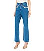 CeCe Full Length Embellished Denim Jeans - Image 1
