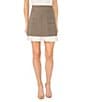 CeCe High Rise Ruffle Slip Mini Skirt - Image 1