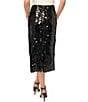 Cece High Rise Sequin Midi Pencil Skirt - Image 2