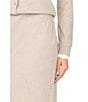 CeCe High-Waist Stitch Side Pull On Heathered Knit Pencil Midi Skirt - Image 4