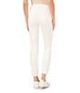 Color:Ultra White - Image 2 - Indigo Wash Pearl Cuff Skinny Denim Jeans
