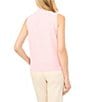 CeCe Knit Tie Neck Sleeveless Tank - Image 2
