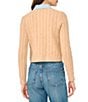 CeCe Long Sleeve Button Front Cable Knit Layered Cardigan - Image 2