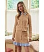 CeCe Long Sleeve Button Front Cable Knit Layered Cardigan - Image 4