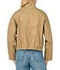 CeCe Long Sleeve Cargo Pearl Button Zip-Up Jacket - Image 2