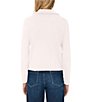 CeCe Long-Sleeve Ruffle-Trim Collared Fitted Sweater Top - Image 2