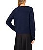 CeCe Long Sleeve V-Neck Bow Front Pullover Sweater - Image 2