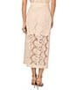 CeCe Paisley Lace Button Front Coordinating Midi Skirt - Image 2