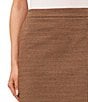 Color:Rich Black - Image 4 - Plaid Jacquard A-Line Coordinating Mini Skirt