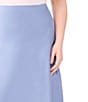 CeCe Plus Size High Rise Flounce Hem Midi A-Line Skirt, Color:Moonlight - Image 3