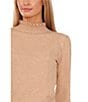CeCe Ruffled Mock Neck Long Sleeve Sweater - Image 3