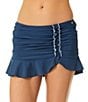 CeCe Solid Contrast Ruffle Halter Swim Top & Solid Contrast Ruffle Swim Skirt - Image 6