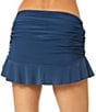CeCe Solid Contrast Ruffle Swim Skirt - Image 2