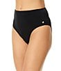 Cece Solid Full Coverage High Waist Swim Bottom - Image 1