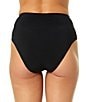 Cece Solid Full Coverage High Waist Swim Bottom - Image 2