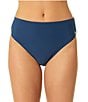 CeCe Solid Mid Rise Hipster Swim Bottom - Image 1