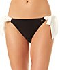 CeCe Sweetly Tied Bow Hipster Swim Bottom - Image 1