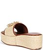 Cecelia New York Generous Raffia Platform Slide Wedge Sandals - Image 3