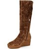 Cecelia New York Gunther Wedge Tall Suede Platform Boots - Image 4