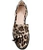 Cecelia New York Linear Leopard Print Patent Leather Tassel d'Orsay Flats - Image 5