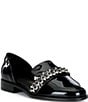 Cecelia New York Patent Crystal Embellished Ornament Loafers - Image 1