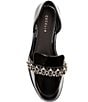 Cecelia New York Patent Crystal Embellished Ornament Loafers - Image 5