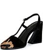 Cecelia New York Sophia Suede Leopard Print Slingback Pumps - Image 4