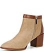Cecelia New York Two Tone Suede And Leather Buckle Booties - Image 4