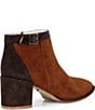 Cecelia New York Two Tone Suede Buckle Booties - Image 2