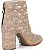 Cecelia New York Woven Detail & Mesh Block Heel Booties - Image 2