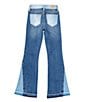 Color:Duplex - Image 2 - Big Girls 7-16 Colorblock Flare Fit Jeans