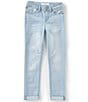 Color:Get Free - Image 1 - Big Girls 7-16 Skinny-Fit Roll-Cuff Jeans