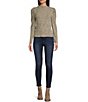 Color:Lake Upsilon - Image 3 - High Rise 27#double; Inseam Repreve® Sustainable Skinny Jeans