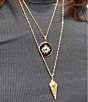 Color:Gold - Image 4 - Athena Short Pendant Necklace