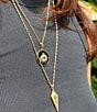 Color:Gold - Image 5 - Athena Short Pendant Necklace