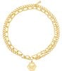 Color:Gold - Image 1 - I Am Free Statement 18K Gold Plated Multi Strand Pendant Necklace