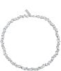 Color:Silver - Image 1 - The Beverly Hills Crystal Collar Necklace
