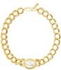 Color:Gold/Pearl - Image 1 - The Jackie O Pearl Statement Necklace