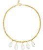 Color:Gold/Pearl - Image 1 - The Shibuya Pearl Statement Necklace