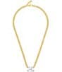 Color:Gold - Image 1 - The Vega Short Chain Pendant Necklace