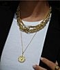Color:Gold - Image 2 - The Vega Short Chain Pendant Necklace
