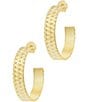 Color:Gold - Image 1 - Watch Me Shine Hoop Earrings