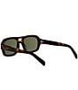 CELINE Unisex CELINE 3 Dots 53mm Navigator Sunglasses - Image 6