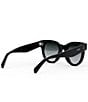 CELINE Women's CELINE 3 Dots 48mm Round Sunglasses - Image 5