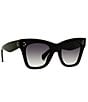 CELINE Women's CELINE 3 Dots 50mm Polarized Cat Eye Sunglasses - Image 3