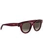 CELINE Women's CELINE 3 Dots 51mm Round Sunglasses - Image 3